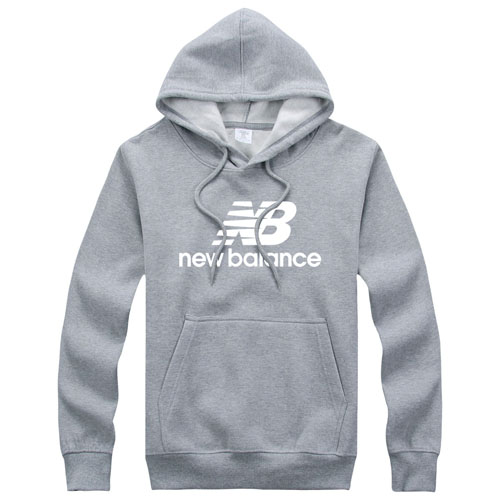 SUDADERA NEW BALANCE - GRIS/ BLANC